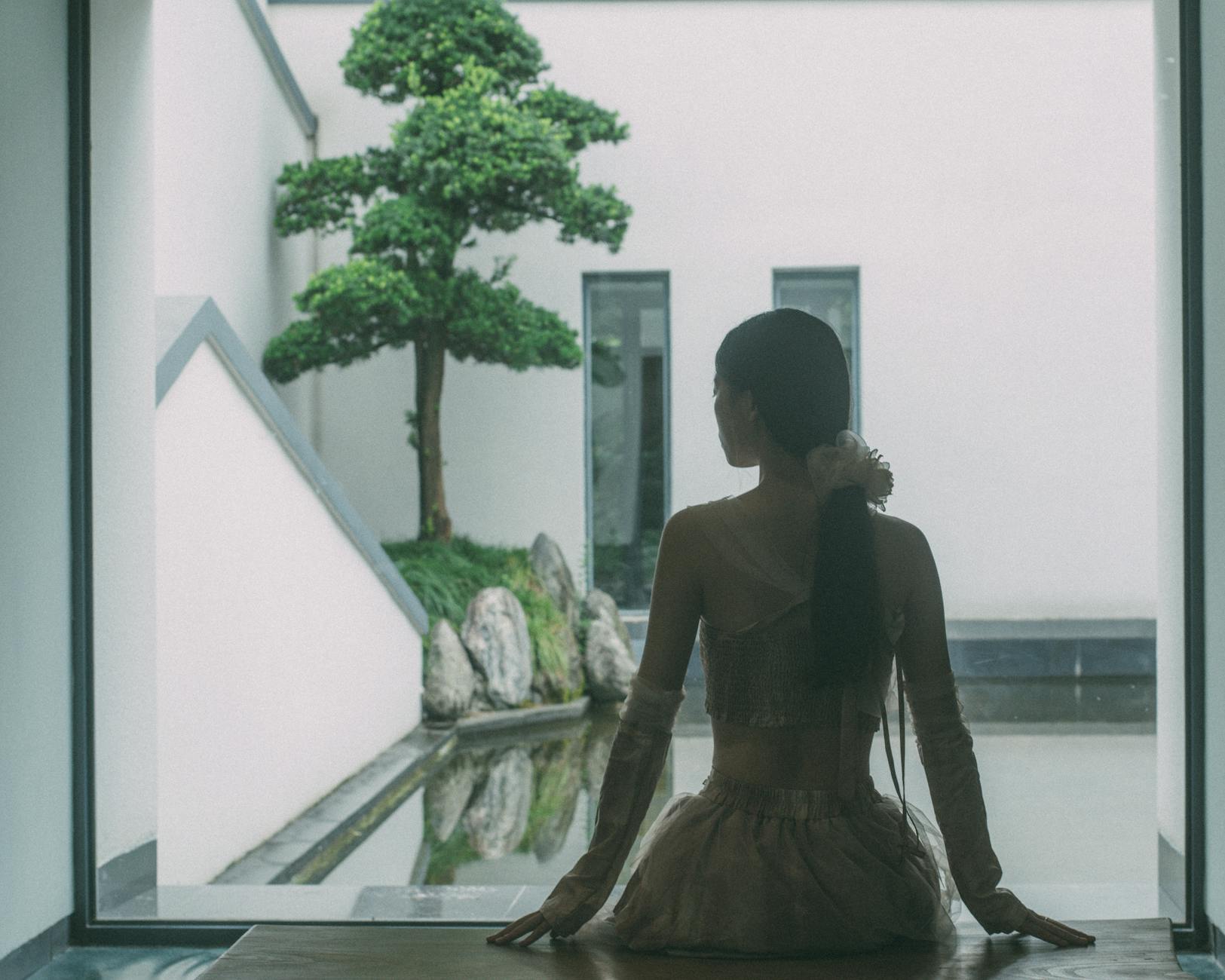 outdoor meditation in nature