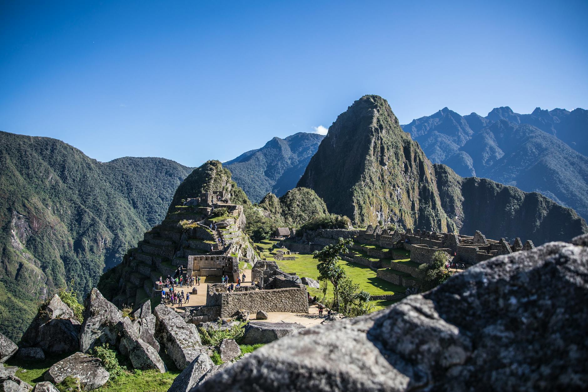 Inca Trail view of Machu Picchu