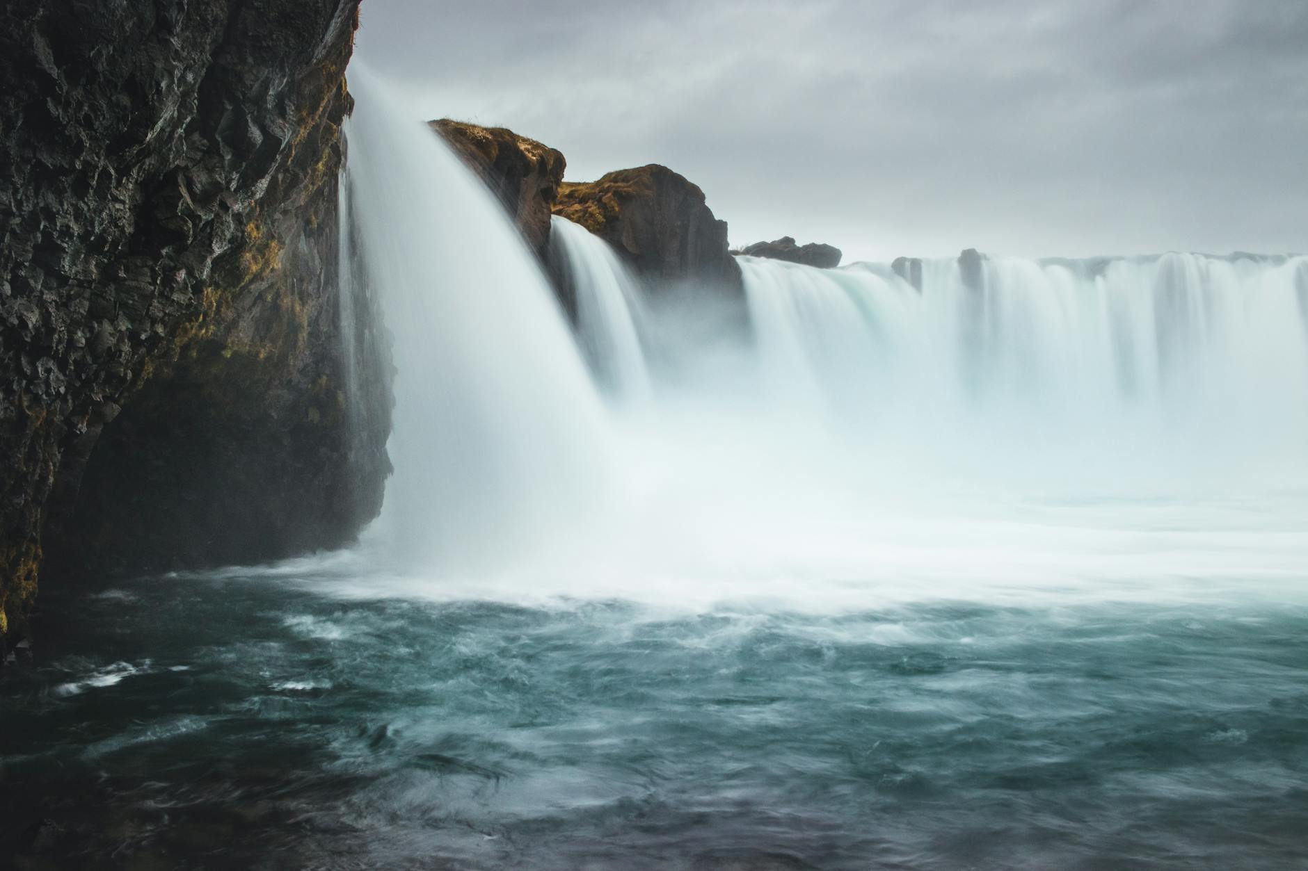 waterfall in Iceland