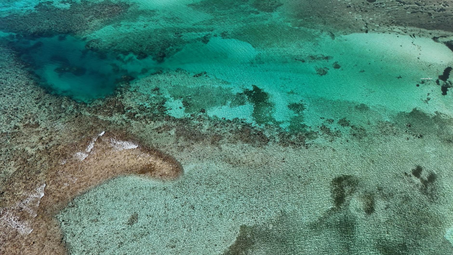Bora Bora clear lagoon