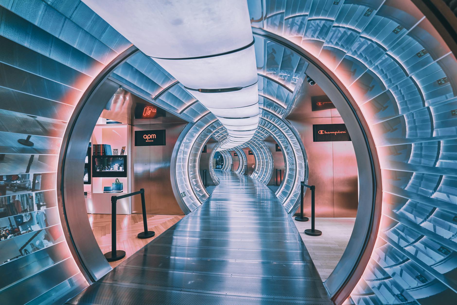 futuristic travel concept with digital technology