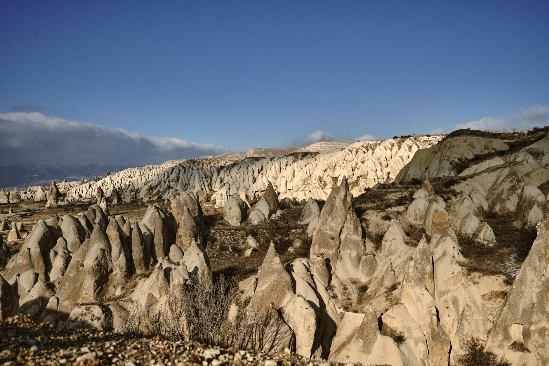 majestic landscapes in Cappadocia, Turkey