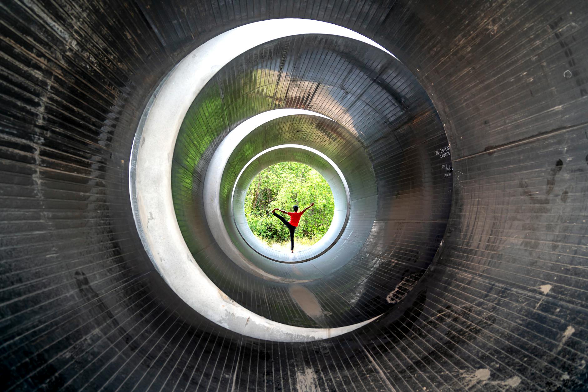 person exercising outdoor