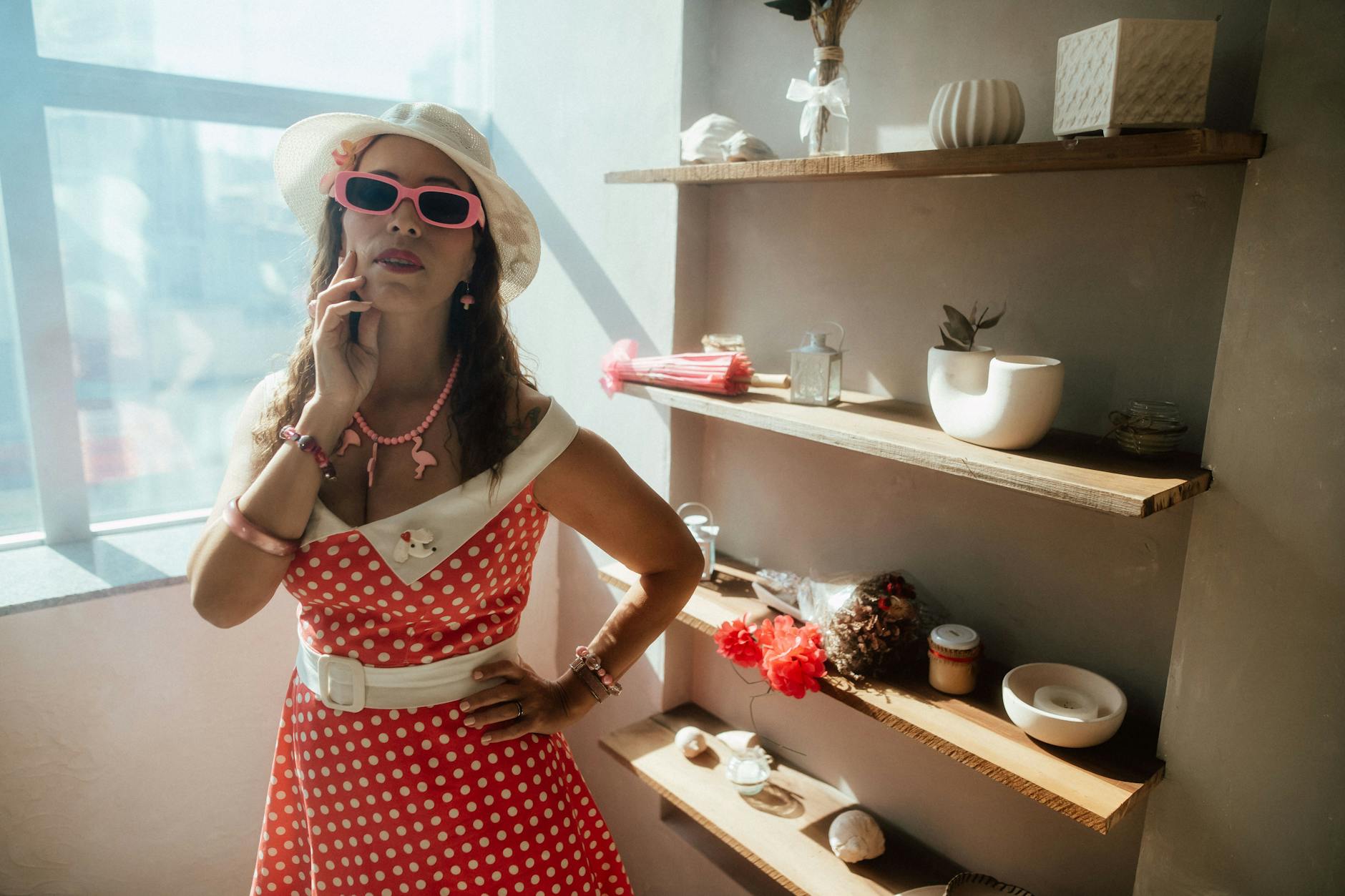 vintage accessories modern outfit