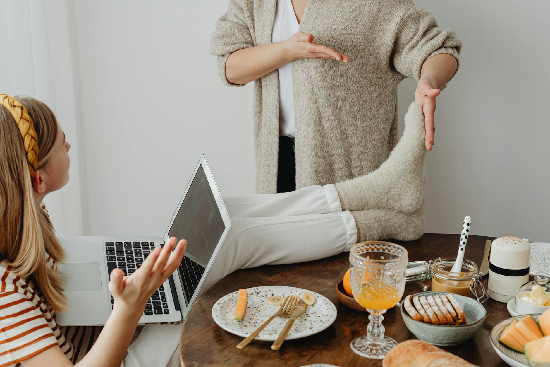 person saying no in a polite manner