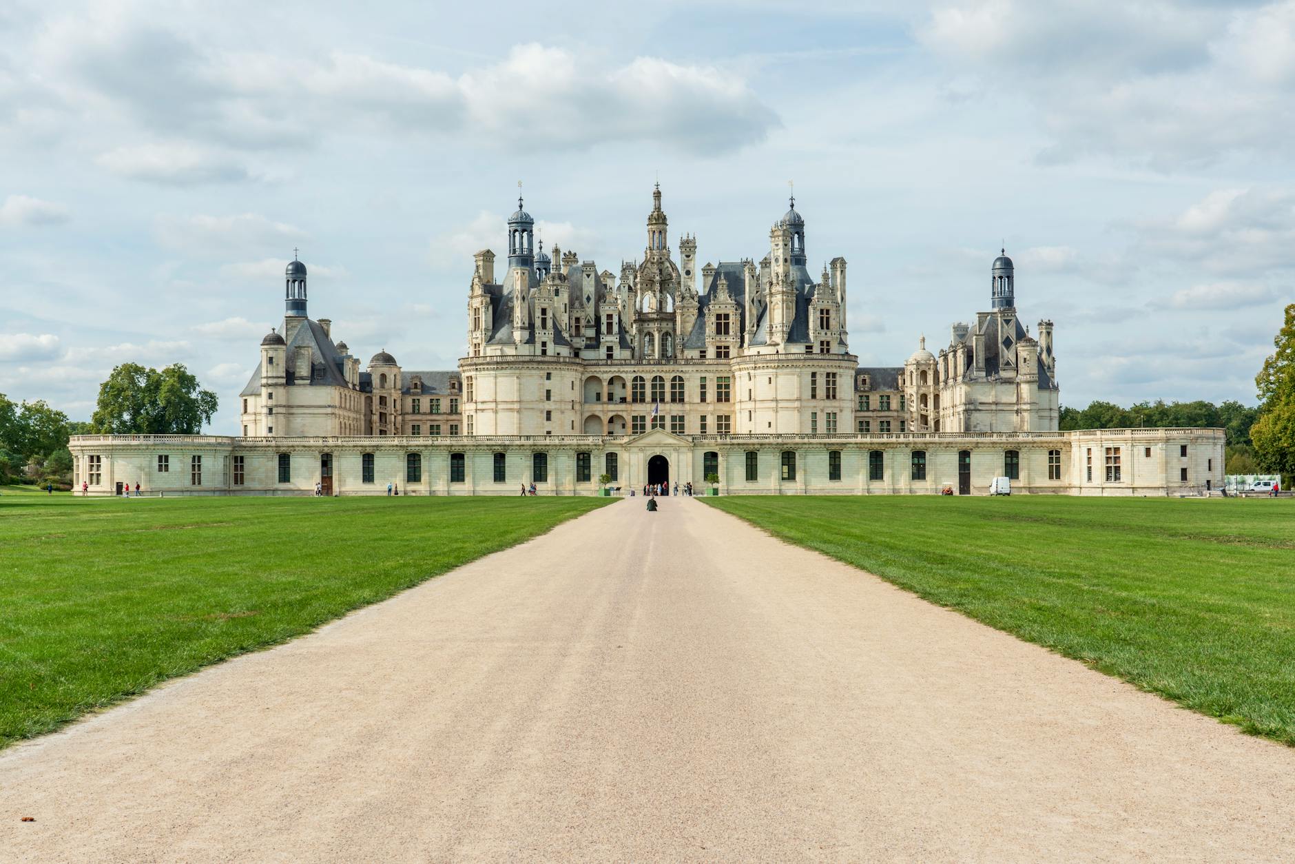 Castle of Chambord in France