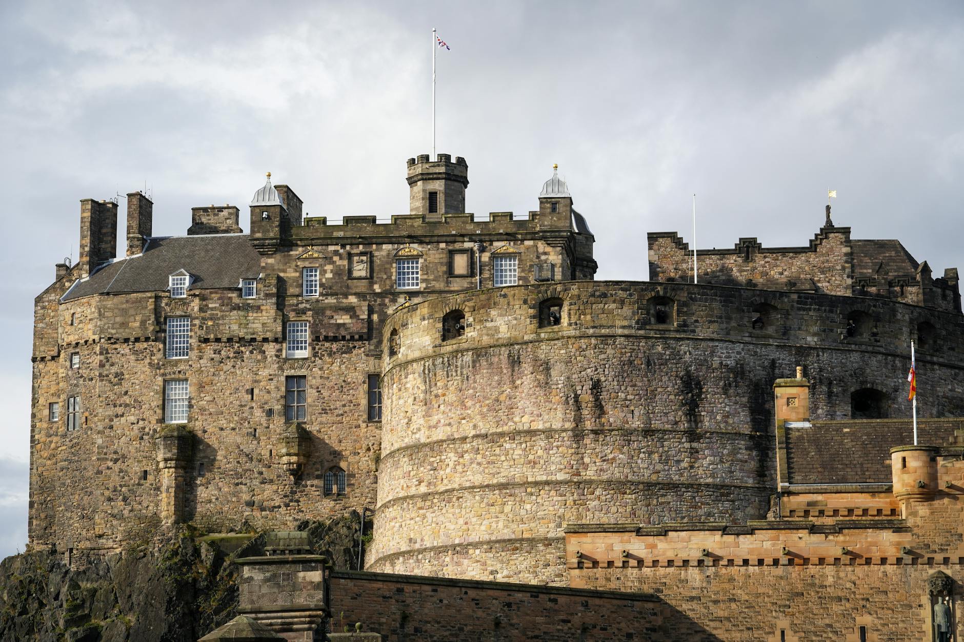 Edinburgh Castle in Scotland