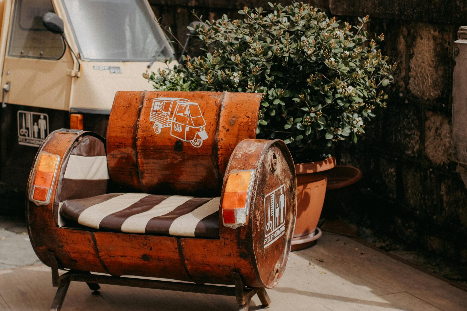 upcycled furniture luxury design