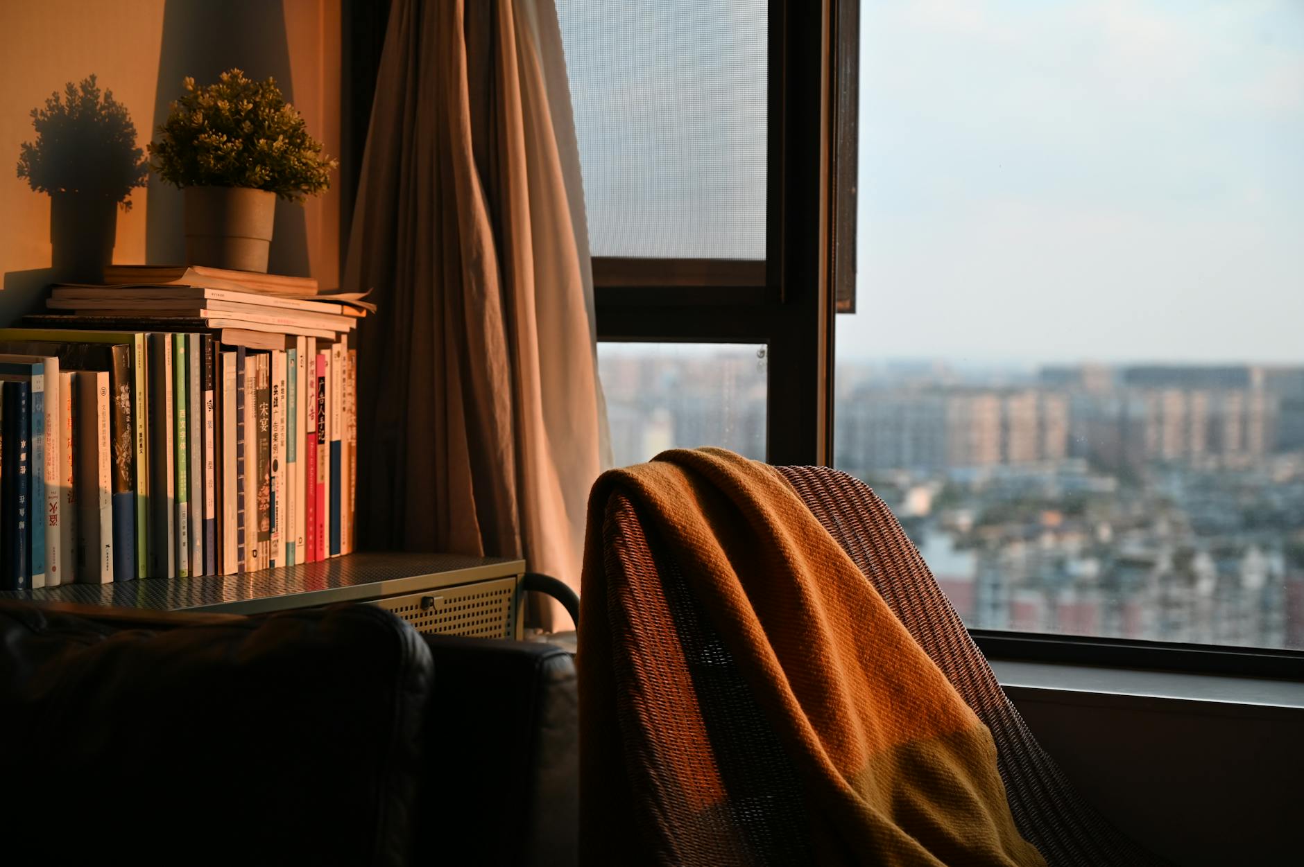 comfortable reading nook