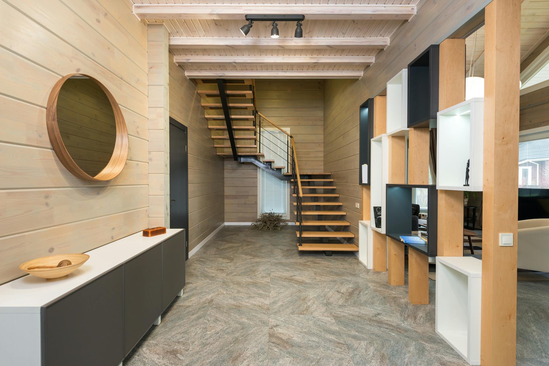 modern wooden interior design