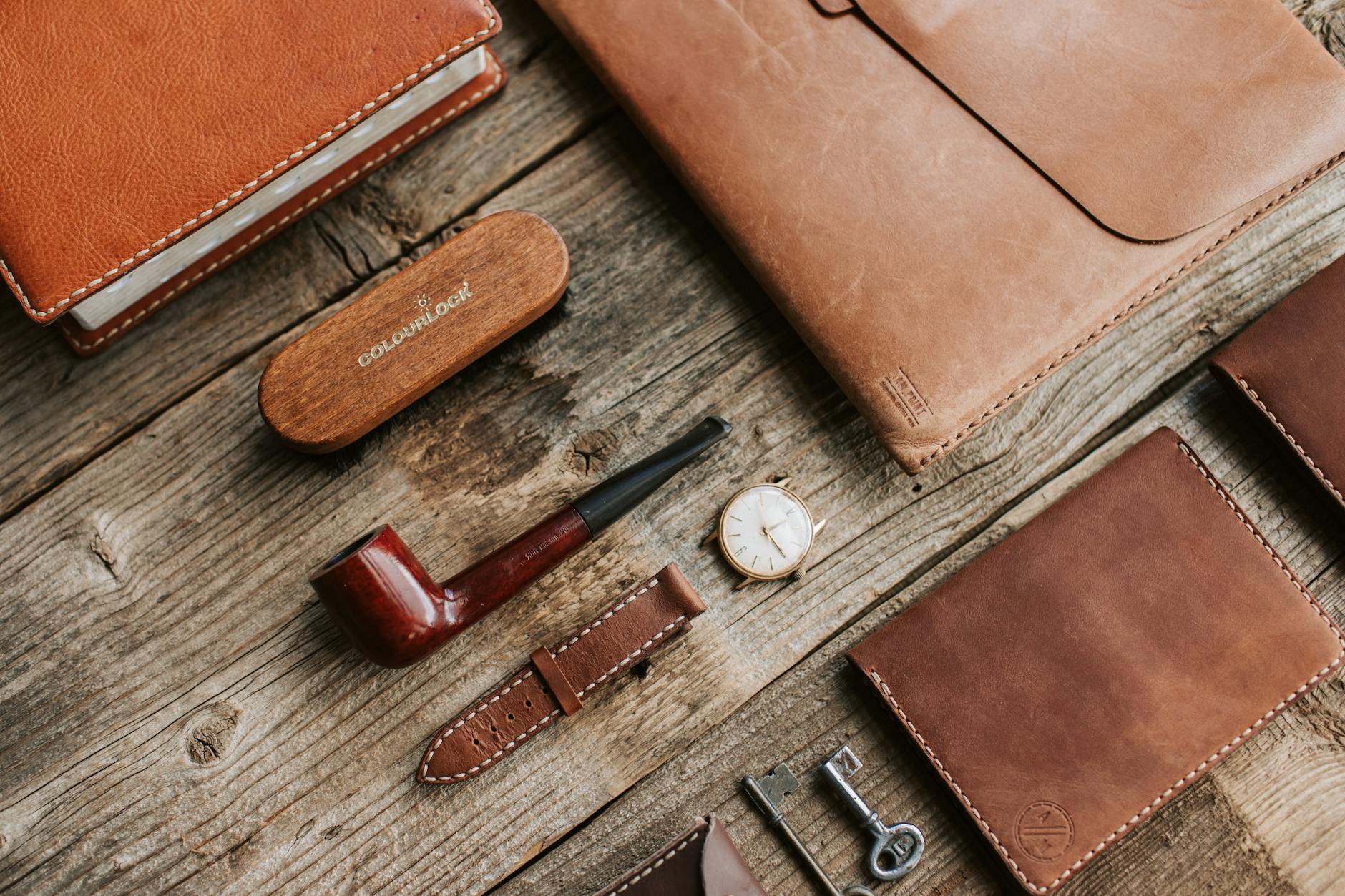 luxury handcrafted leather goods