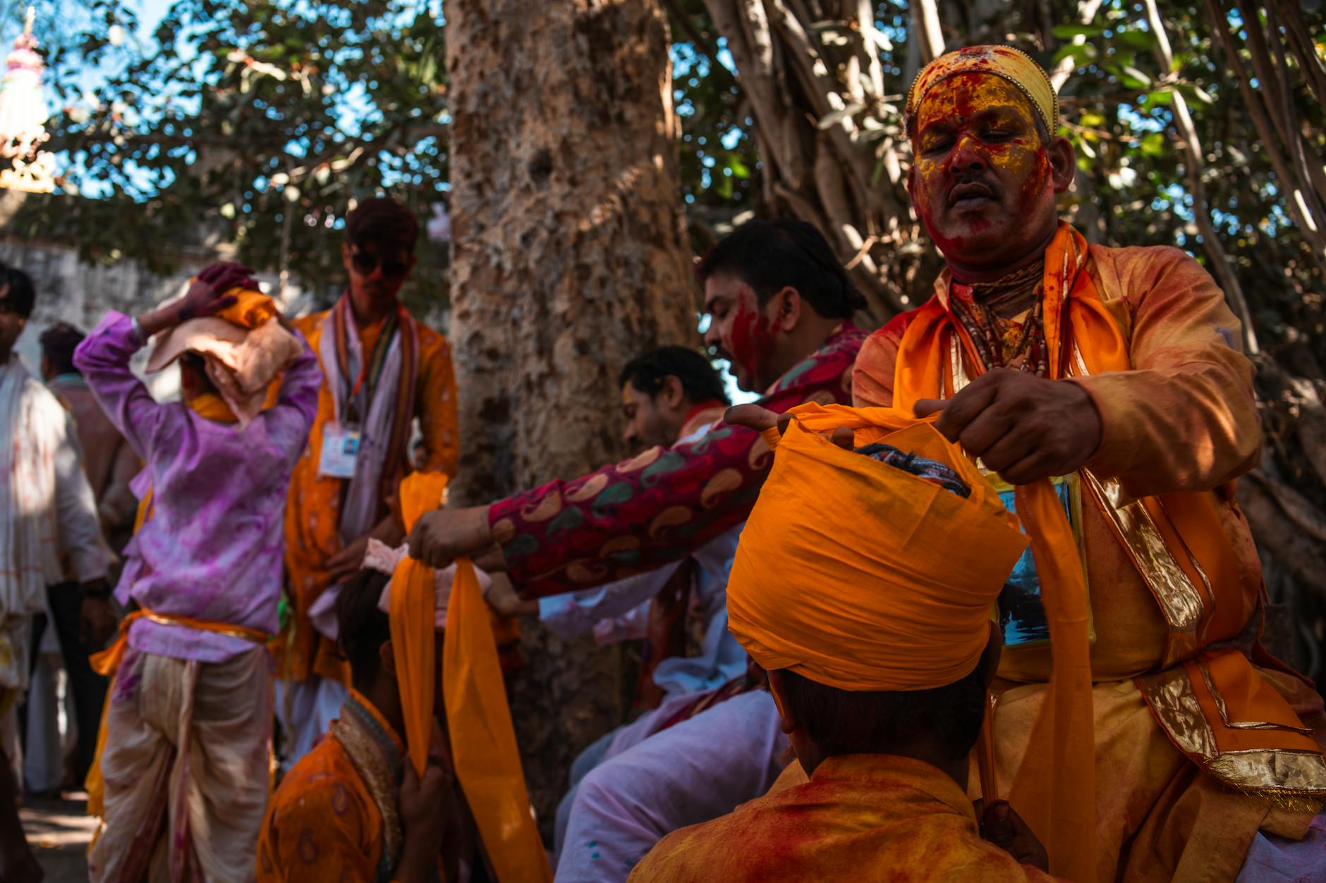 colorful Holi festival celebration in India