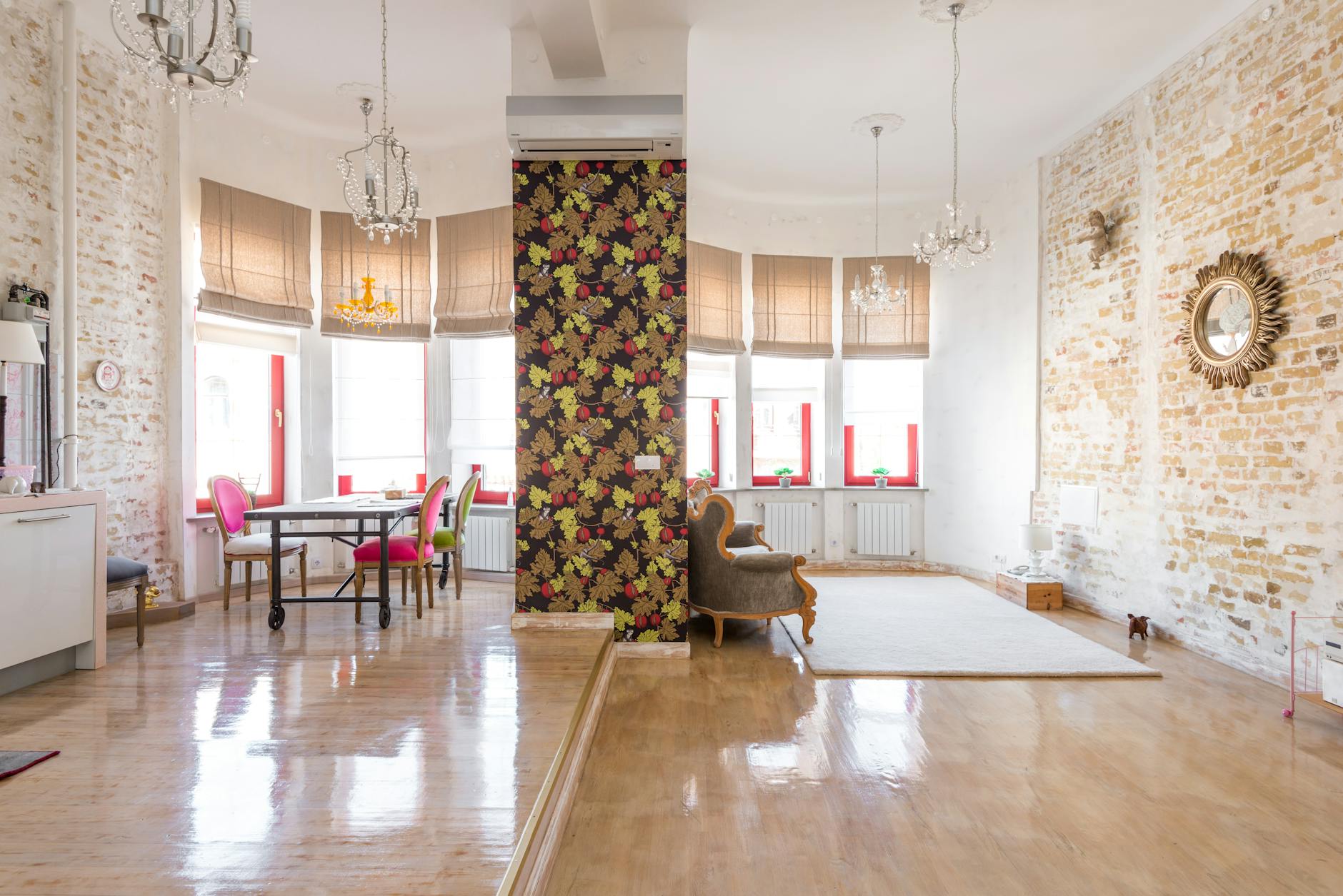 vintage fashion texture interior design