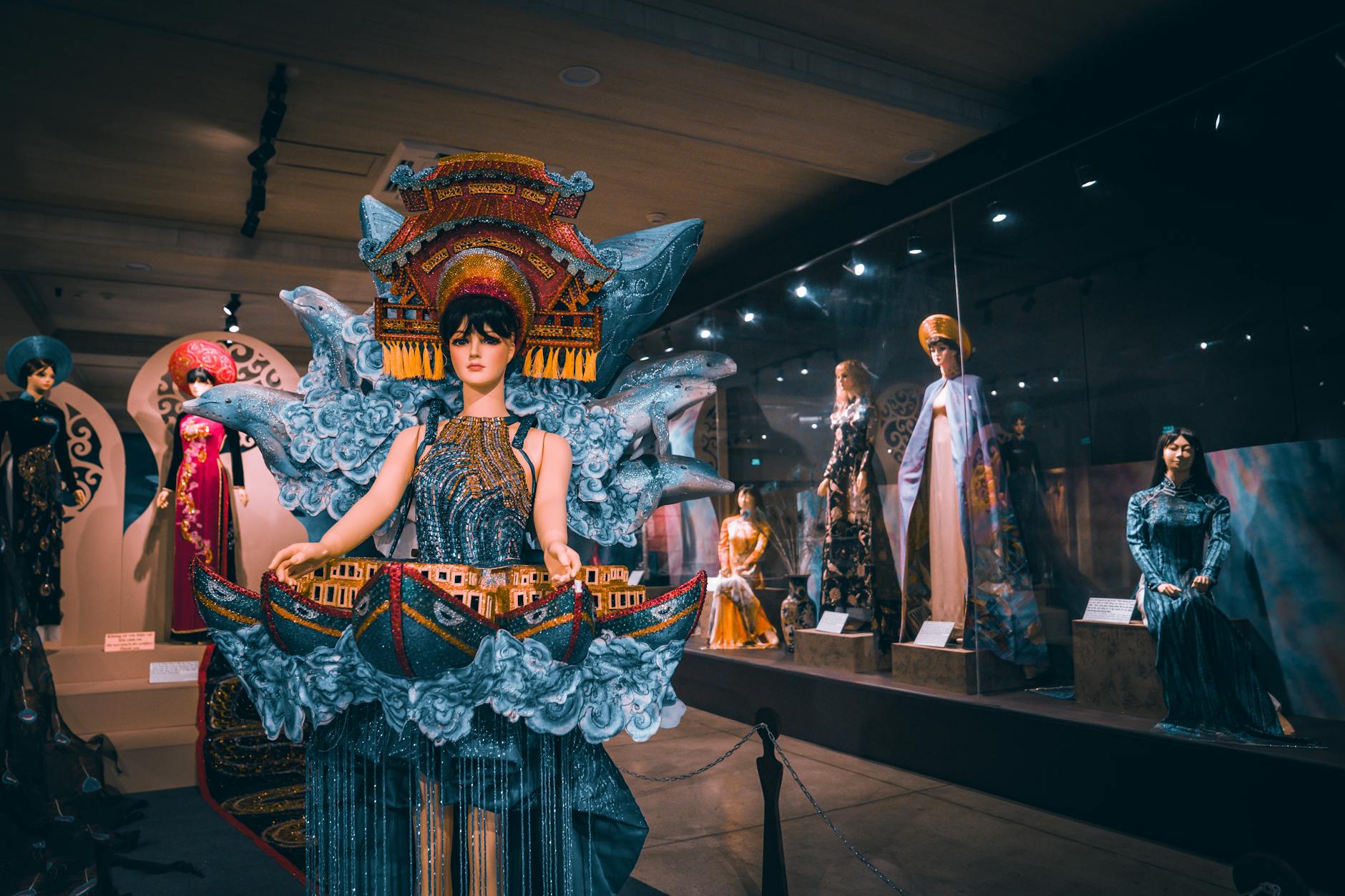 Fashion show with art-inspired designs