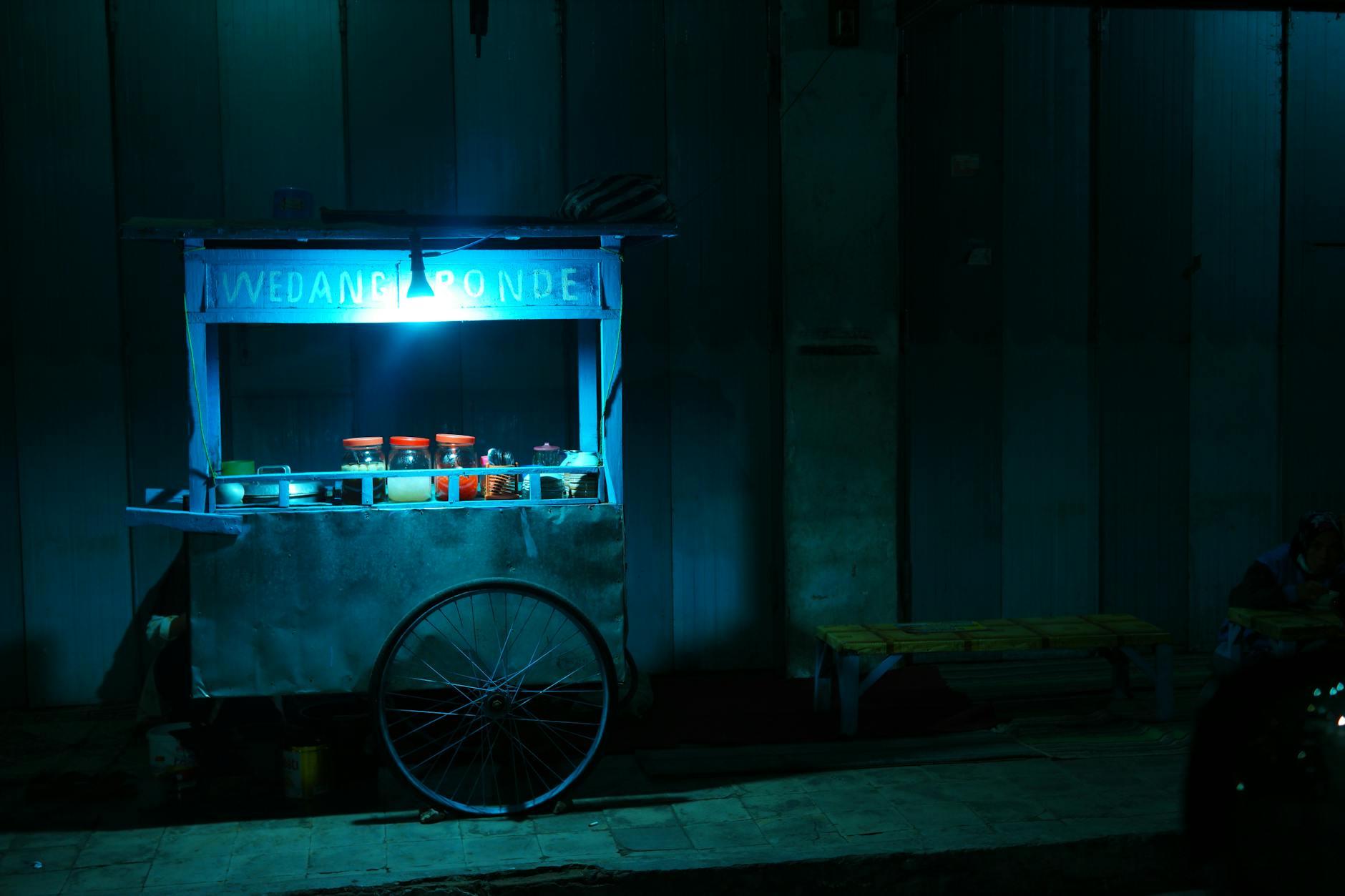 Asian street food vendors