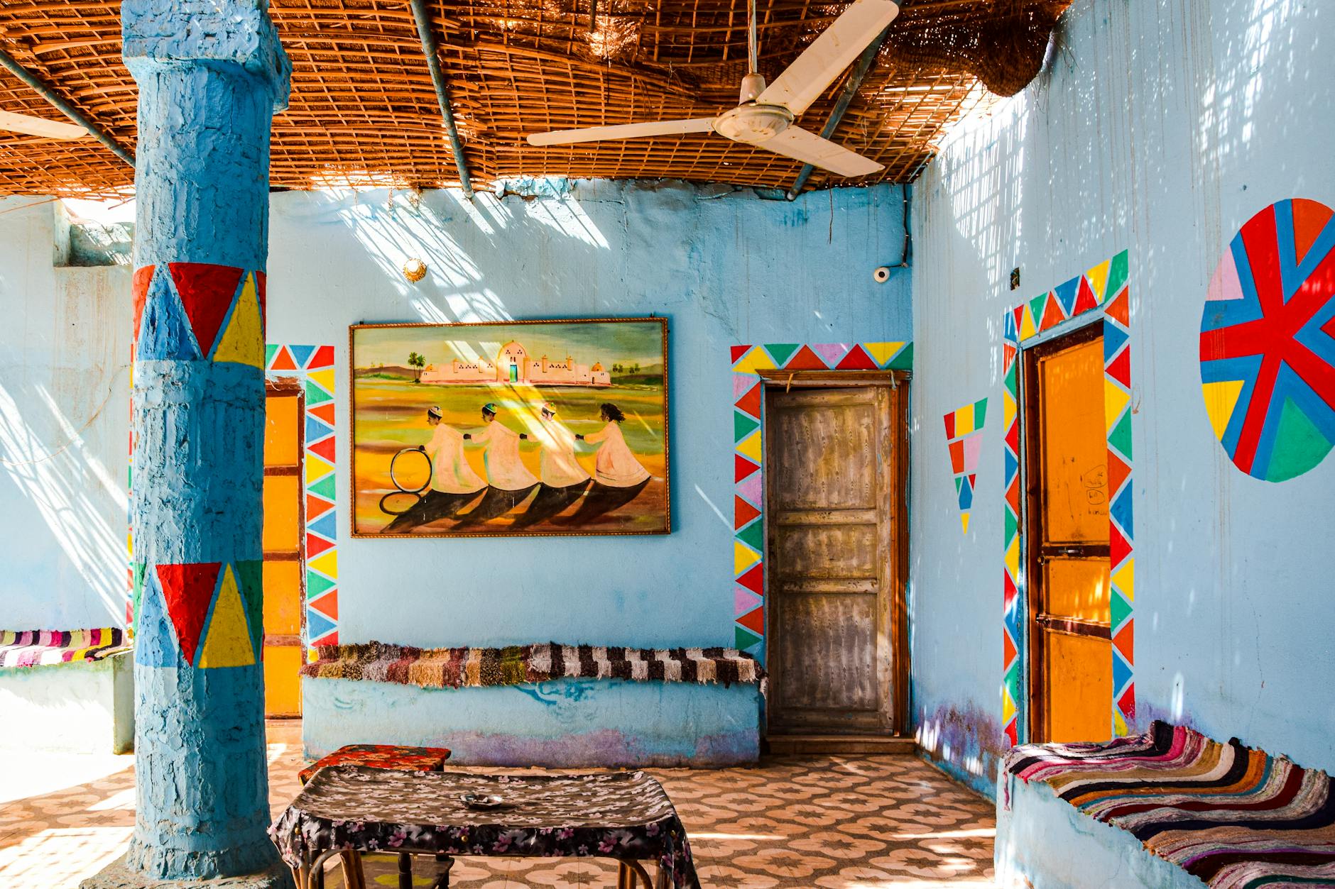 African tribal patterns in interior design