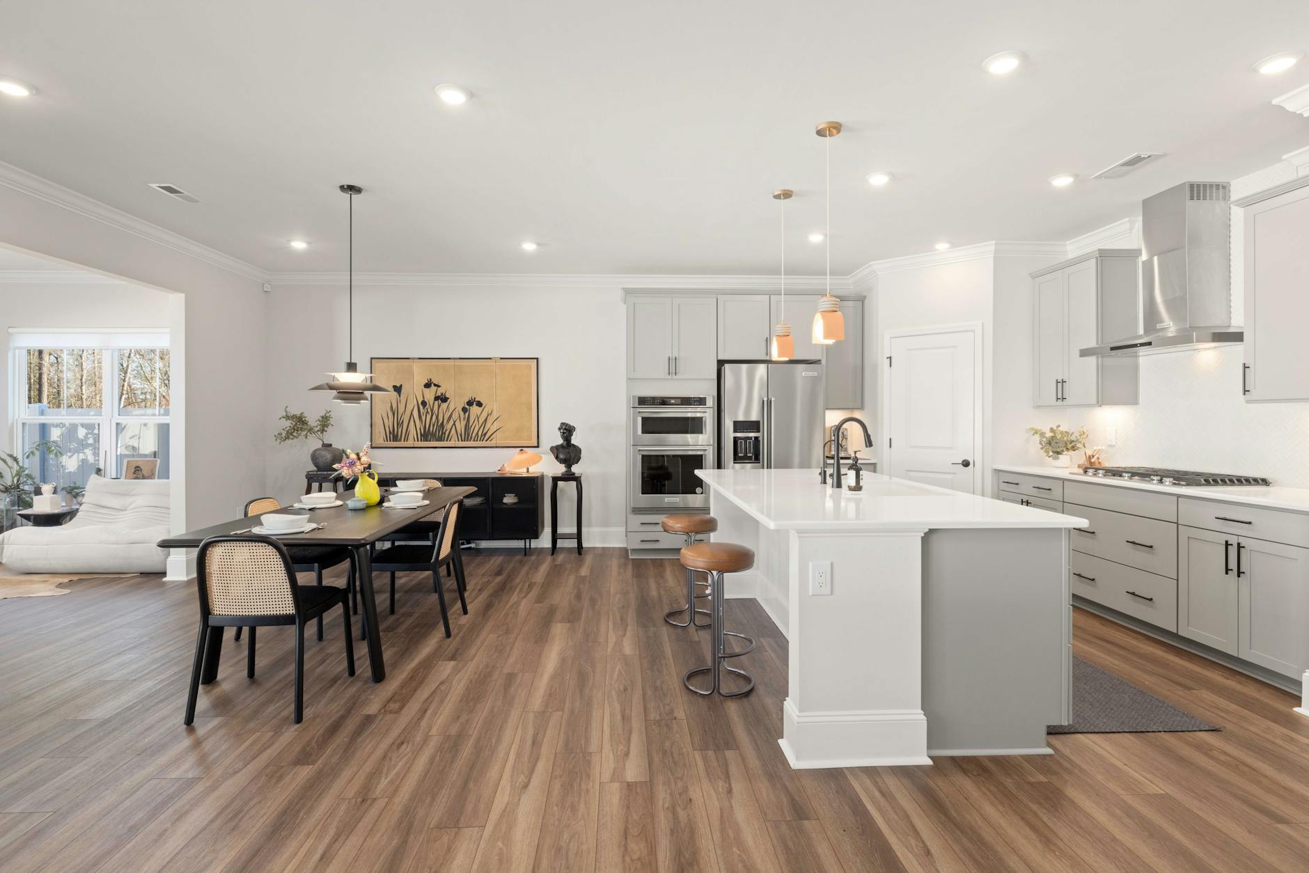 luxury kitchen dining open space design