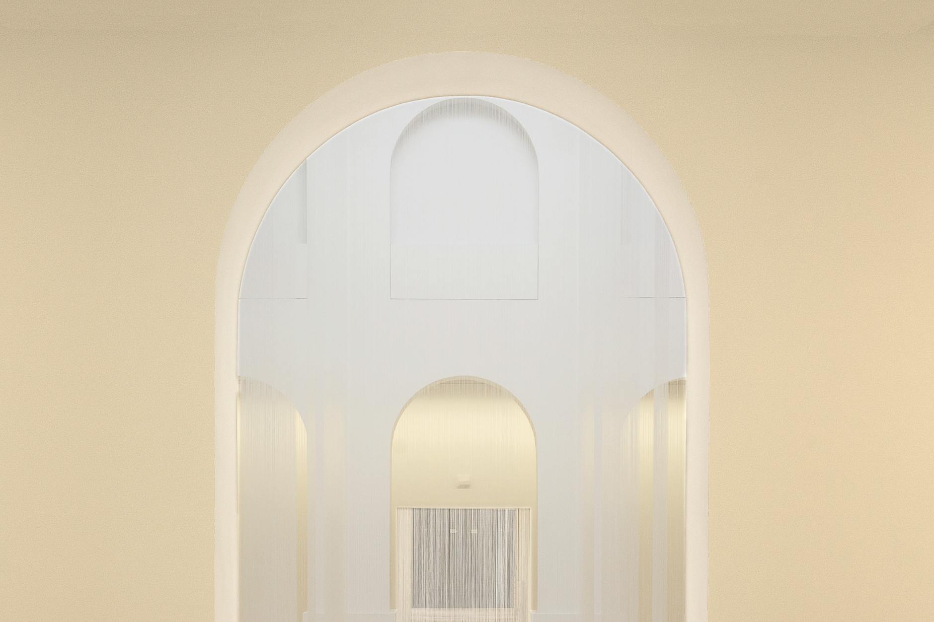 surreal architectural spaces