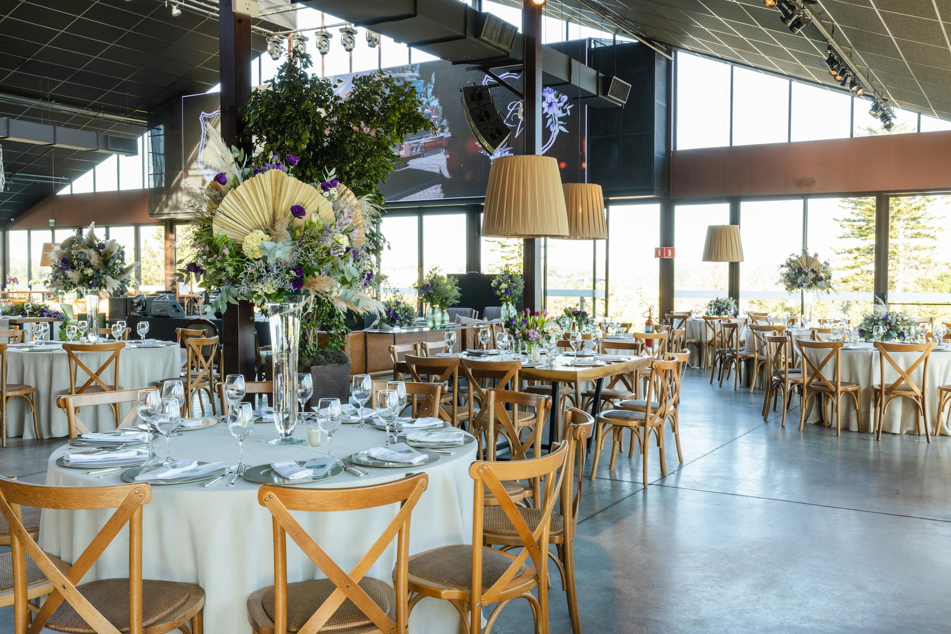 elegant dining setting at a luxury event