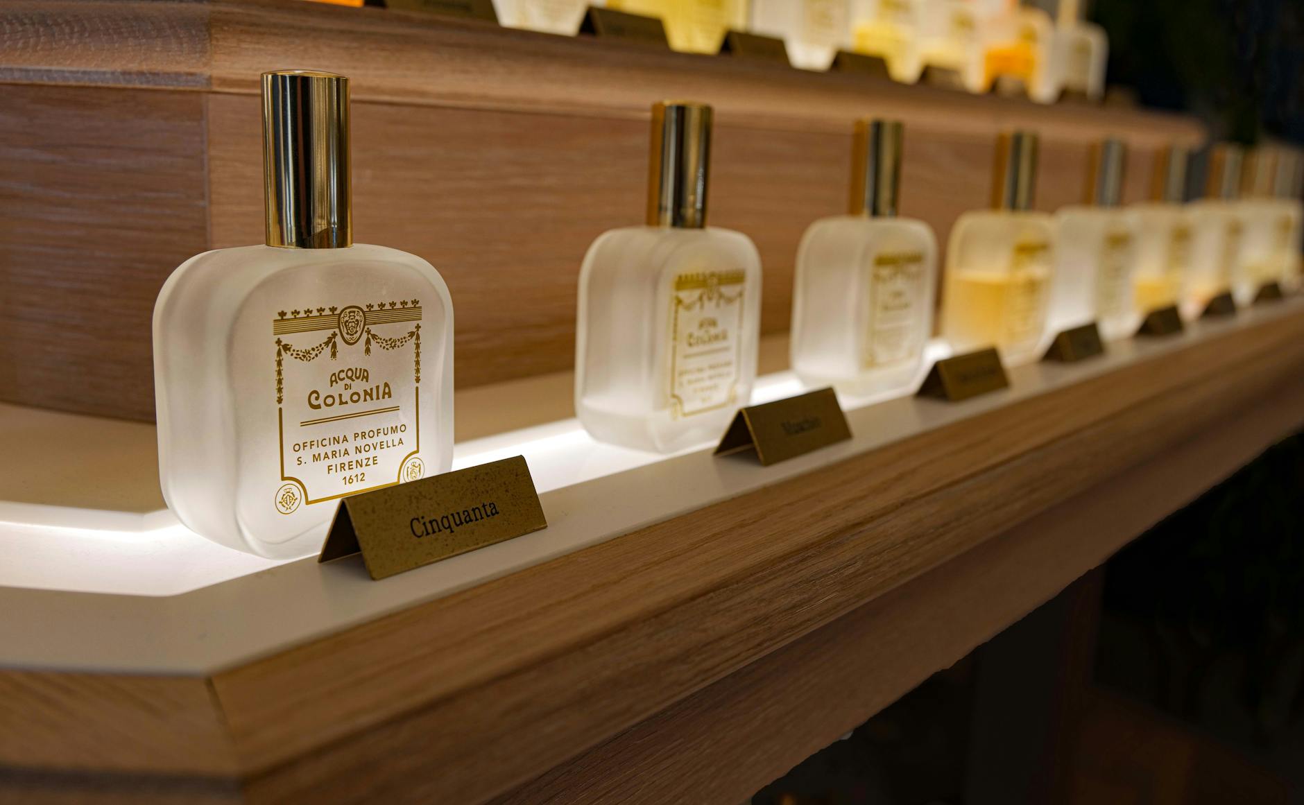niche perfume brands display