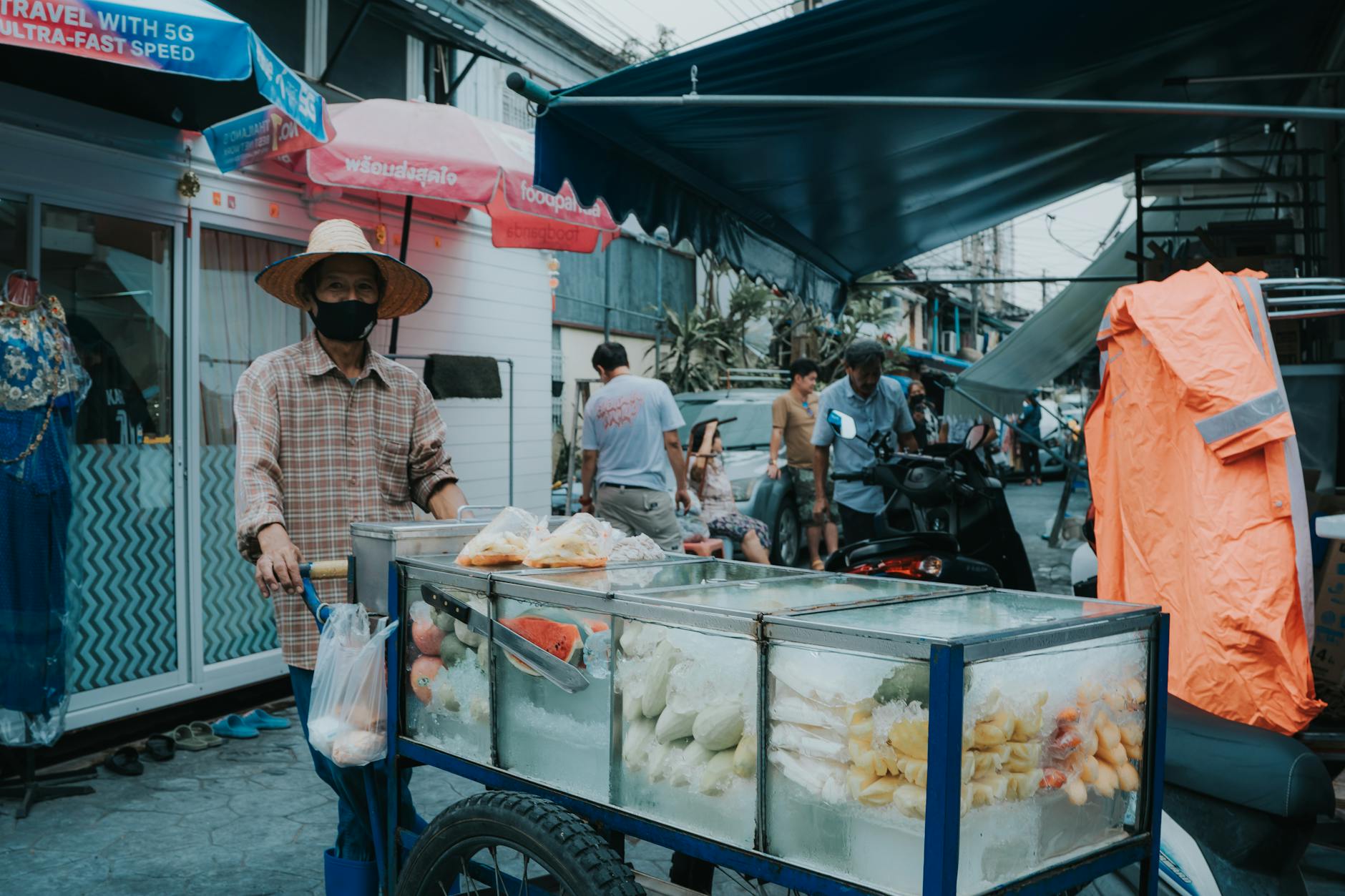 Bangkok street food vendors