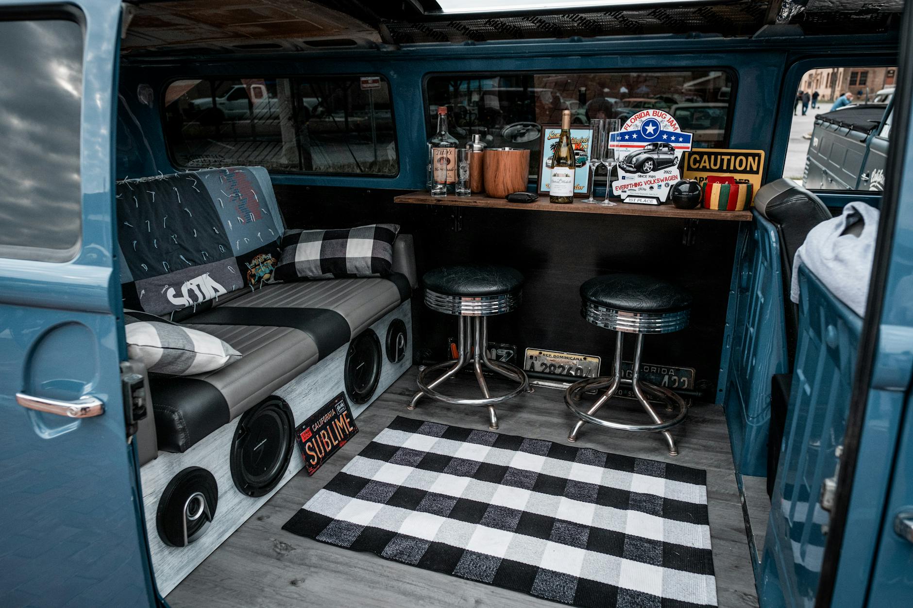 Van life in the mountains