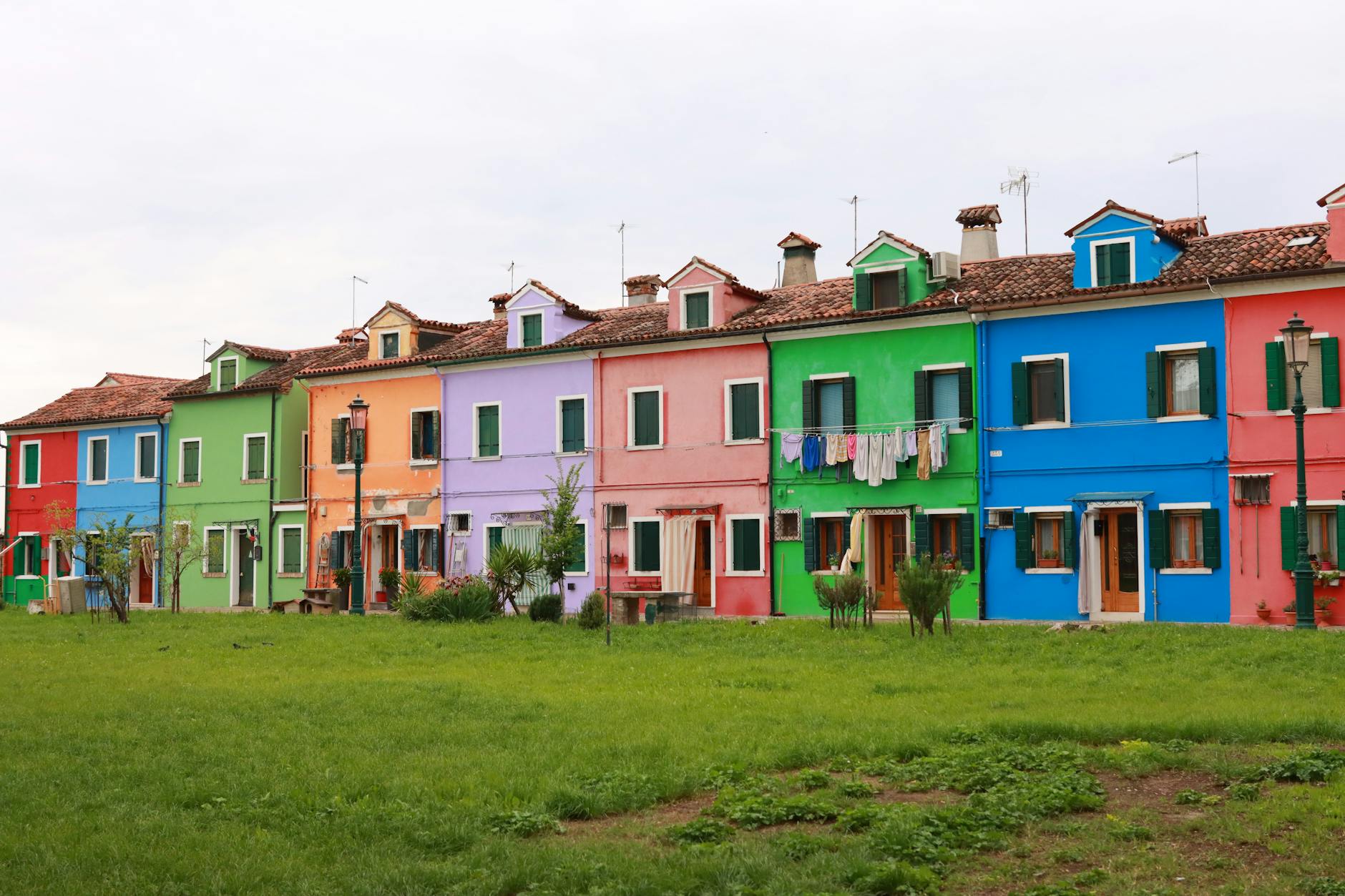 vibrant colors of Burano Island